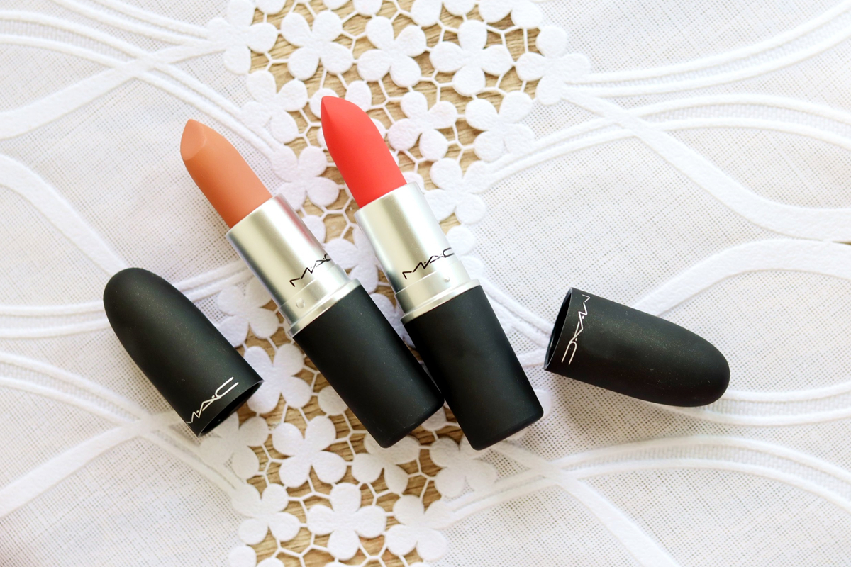MAC Cosmetics Powder Kiss Lip Set Swatches & Review